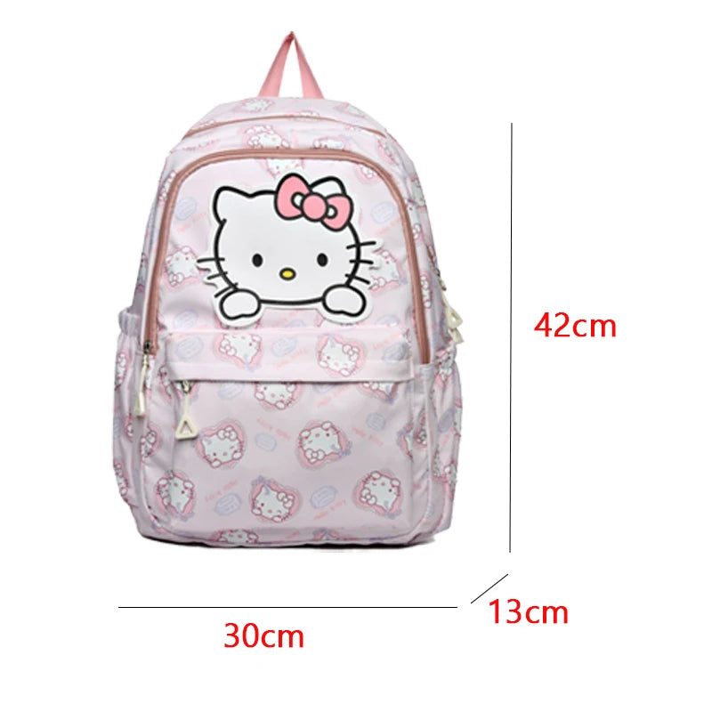 Sanrio Backpack Anime Kuromi Cinnamoroll My Melody Student Bag Large Capacity Women Bag for Children Girls Birthday Gift