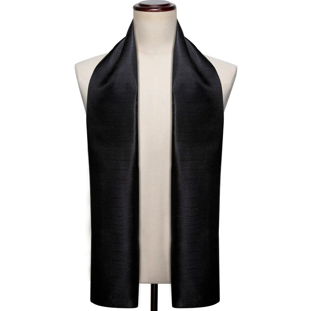 New Fashion Men Scarf Green Jacquard Paisley Silk Scarf Autumn Winter Casual Business Suit Shirt Scarf 160*50Cm
