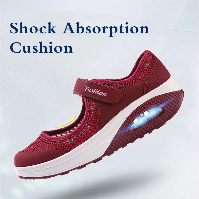 Women Flat Platform Shoes Summer Fashion Woman Breathable Mesh Casual Shoes Moccasin Zapatos Mujer Ladies Boat Shoes