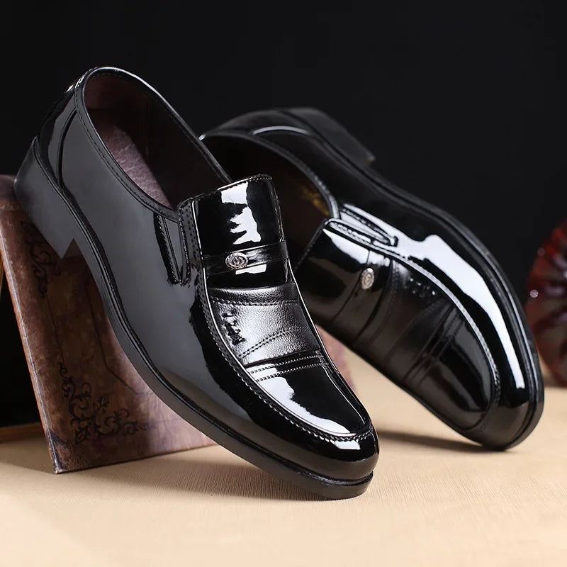 Oxford Shoes for Men Dress Shoes Formal Shoes Fashion round Toe Business Wedding Dress Men Designer Loafers