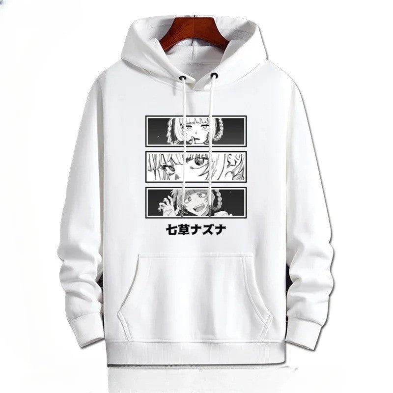 Y2K Anime Call of the Night Nazuna Nanakusa Graphic Hoodie Streetwear